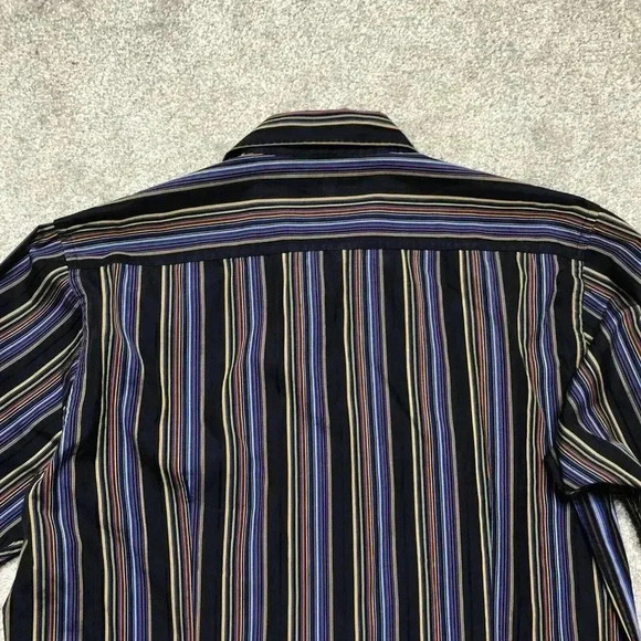Ted Baker Button Down Shirt Striped Long Sleeves - Picture 9 of 11